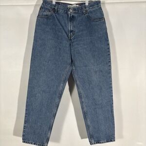 Levi's 550 Blue Jeans Relaxed Fit Tapered Leg Women's 12 S Made in USA 90's